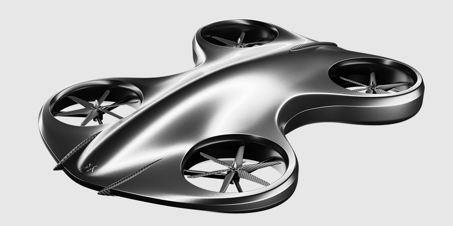 3D Render of Drone Concept